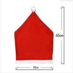 2022 hot sale christmas decorations non woven christmas hat chair cover christmas daily necessities