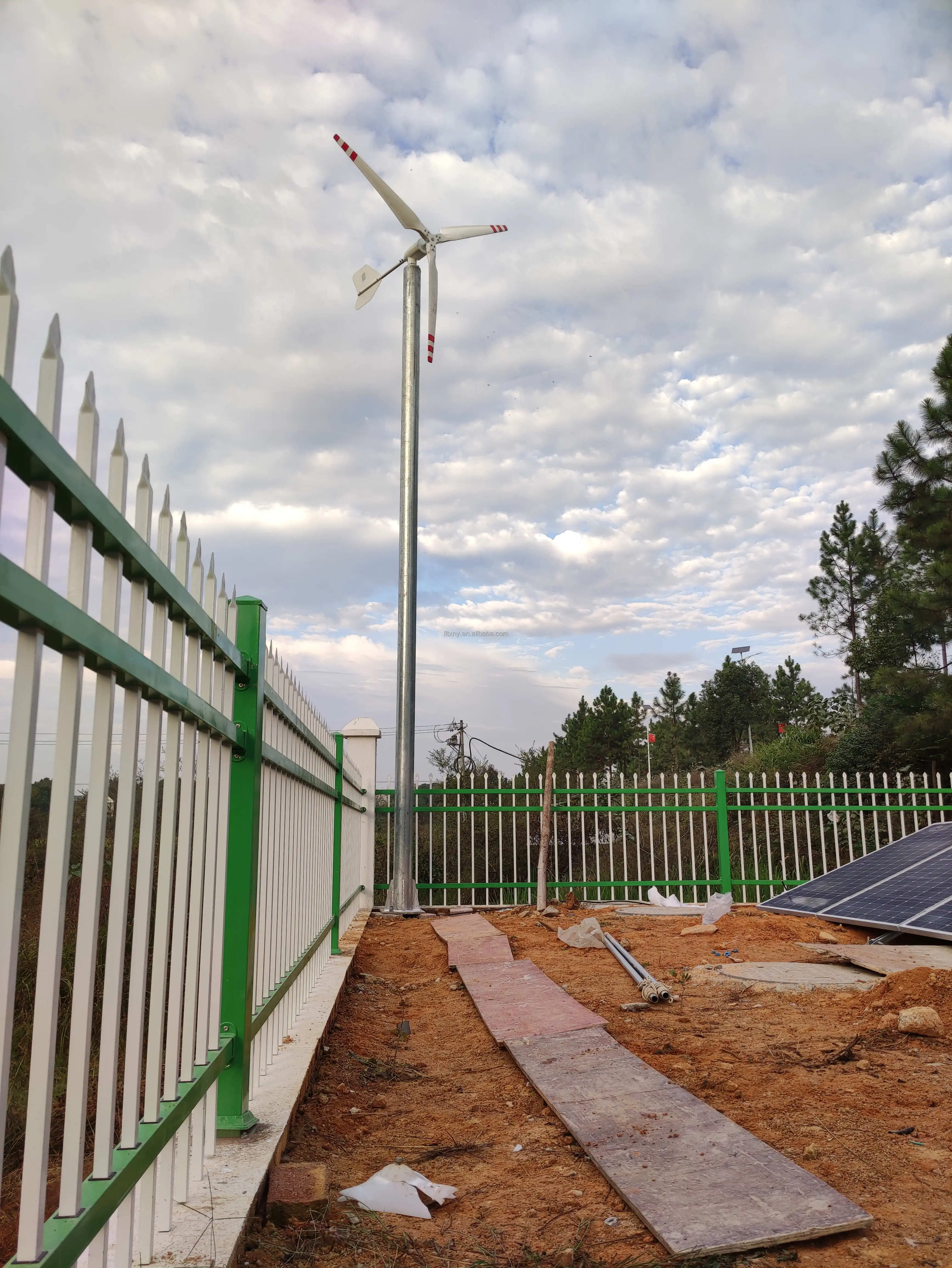 China Factory 1kw 2kw 3kw 4kw 5kw 10kw 30kw Horizontal Axis Wind Turbine Generator  Wind mill With Mppt Controller For Home