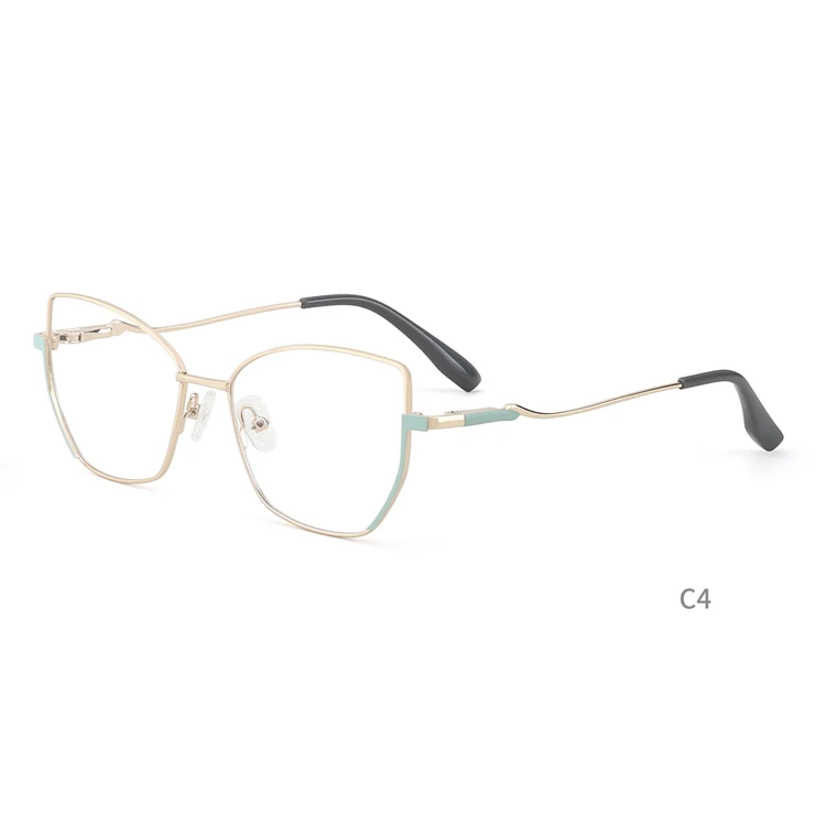 Лидер продаж Классическая Металлическая оправа для очков на заказ мужчин и женщин