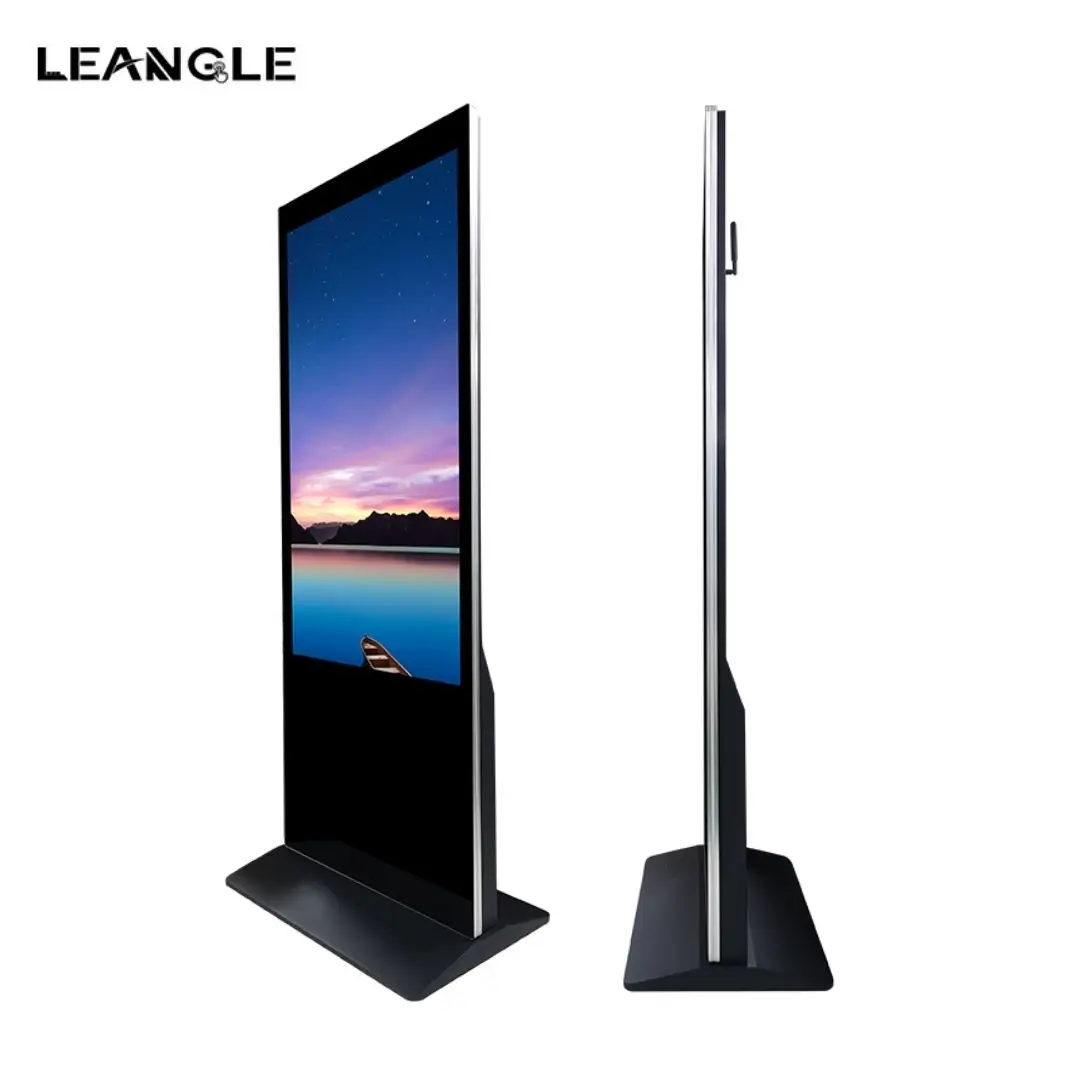 49 inch Floor stand LCD touch screen digital signage and displays vertical digital totem Android WiFi advertising player