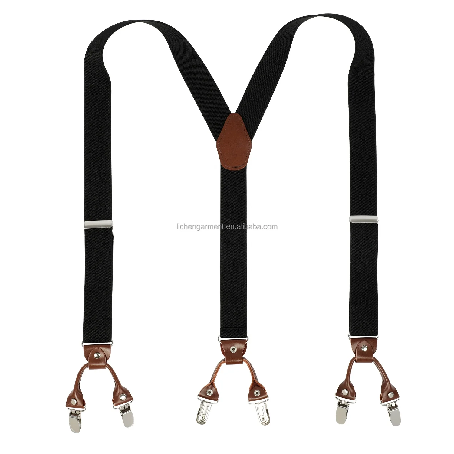 Manufacturer High Quality Boy Adult Metal Wedding Party Shirt Pants Accessory Suspender for Men Trousers