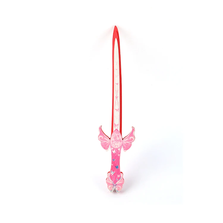 
Costume Accessory Soft Kids Toy EVA Foam Girls Pink Sword  (1600156347172)