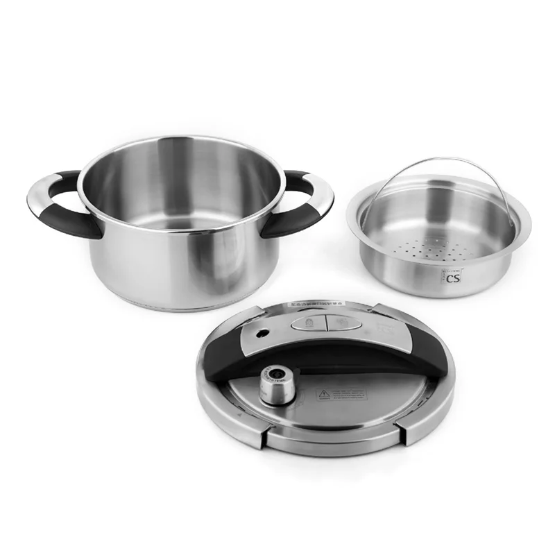
4L Household Explosion - Proof Ring Buckle Leak - Proof Stainless Steel Multi Pressure Cooker 
