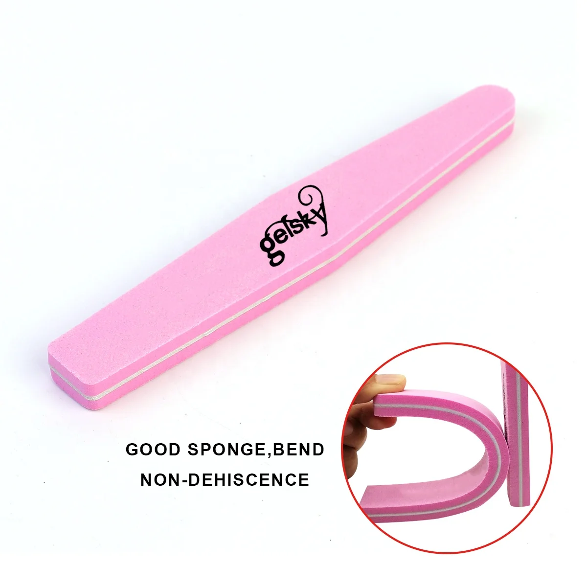Gelsky Private Label Nails Buffer And File Supplies Buffer Polisher For Nails Sponge Nail File