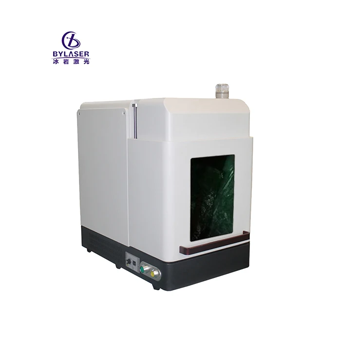 Full close fiber laser etching marker machine for metal surface