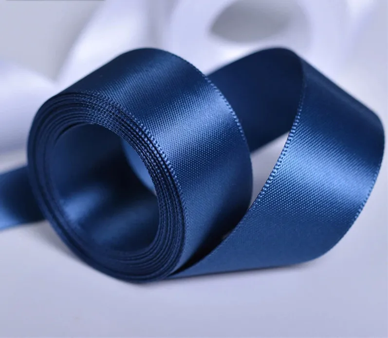 1 inch Satin Ribbon Solid Color Ribbon Assorted Double Faced Satin Fabric Hair Ribbon for Crafts, Gift Wrapping