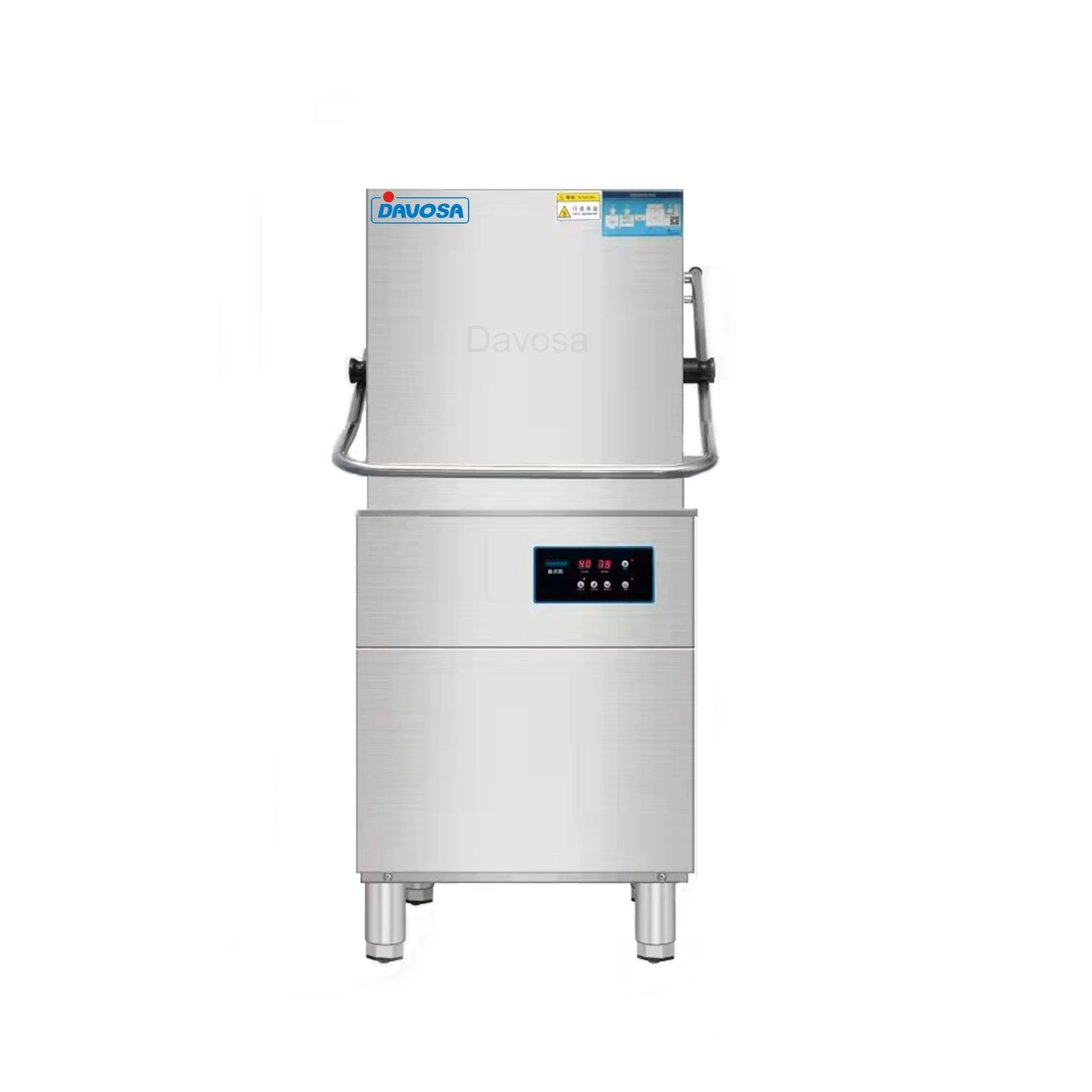 Commercial Customized Professional Automatic Electrical Commercial Hood Type Dishwasher For Restaurant