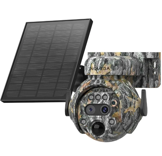 Custom  Branded Outdoor 6MP Solar Battery Security Camera  with Overseas Warehouse Pick & Pack Services