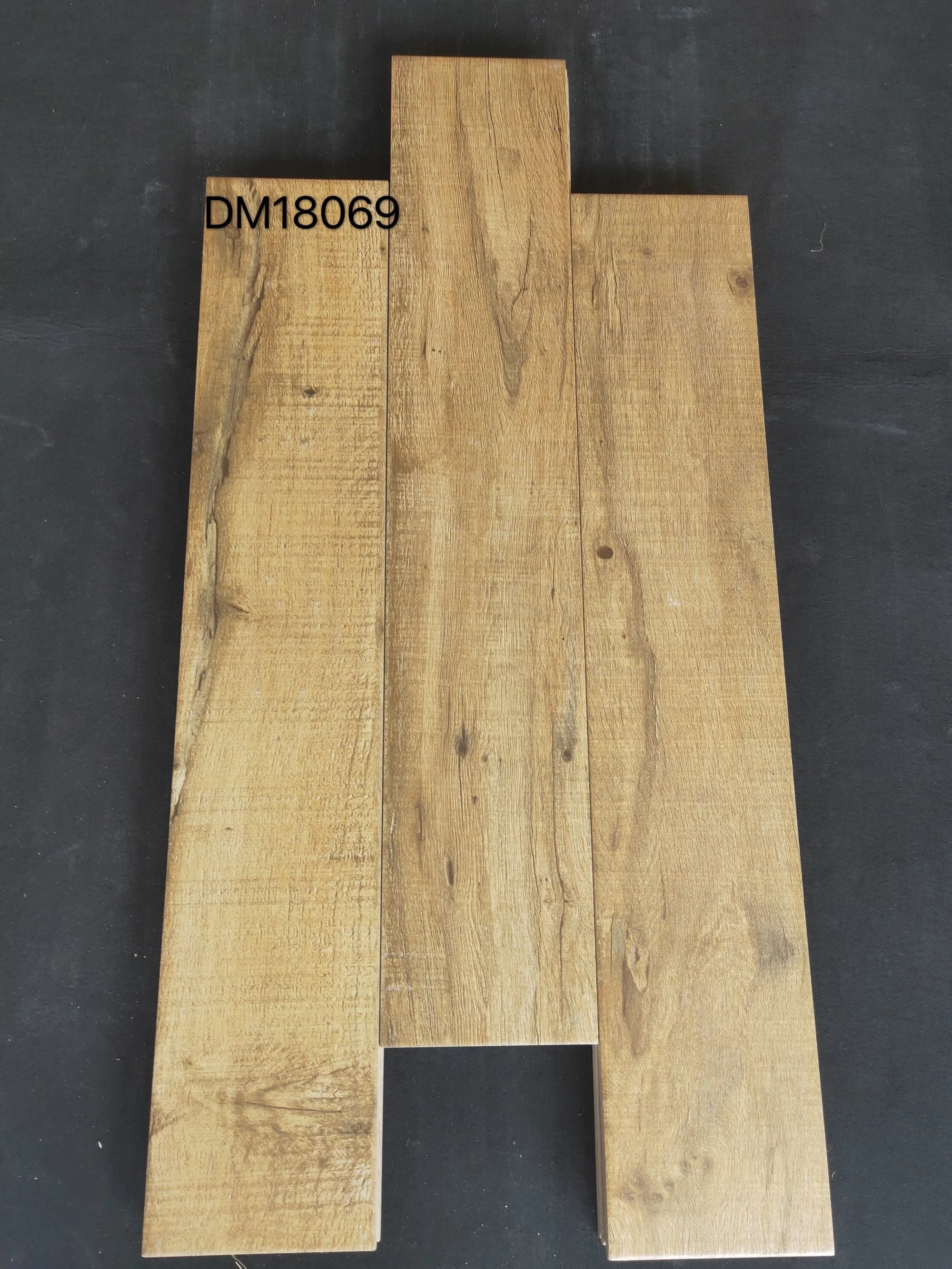 Rustic Living Room Wooden Look Ceramic Glazed Tiles Anti-Slip 150x800mm 60x60cm 2cm CN;FUJ Floor Mat 11mm Porcelain for CN;FUJ