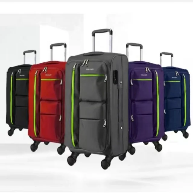 600D polyester 4pcs luggage bag sets