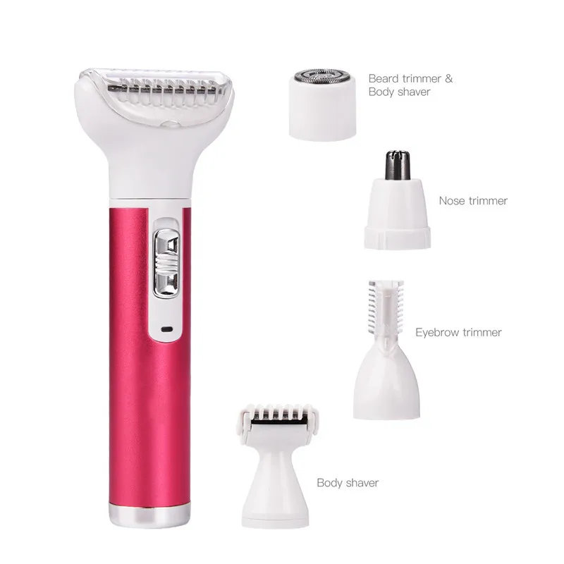  OEM Portable Ladies Shaver Electric Epilator Trimmer Hair Removal Scraping Female Body Women