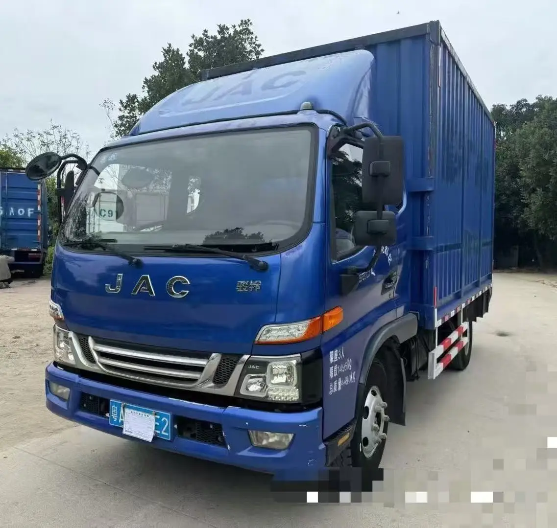 Jac light Cargo Trucks 3.2m 3.8m 4.2m 4x2 For Sale 3.5 Ton Light Used Truck 2018 2019 2020 used light truck