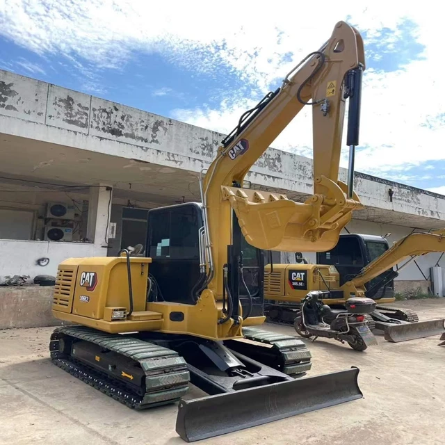 Б/у экскаватор caterpillar 306E подержанные шеститонные мини-экскаваторы старые экскаваторы гидравлические машины