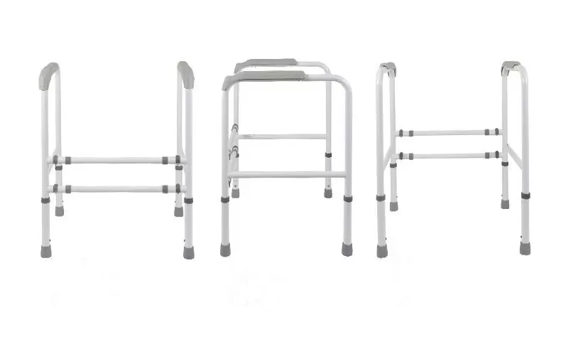 Регулируемая по высоте безопасная рама BQ704E для ванной комнаты Складная направляющая