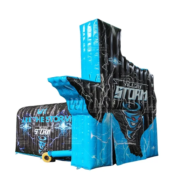 Portable Large Party Tent  exhibition Black LED Light Inflatable Cube Party Nightclub Tent