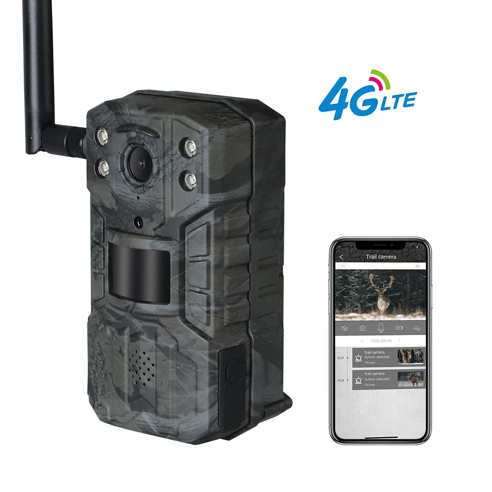 940 не светящаяся 4G LTE сотовая охотничья тропа камера прямой трансляции 2022 наружная охотничья тропа дикой природы водонепроницаемая IP66