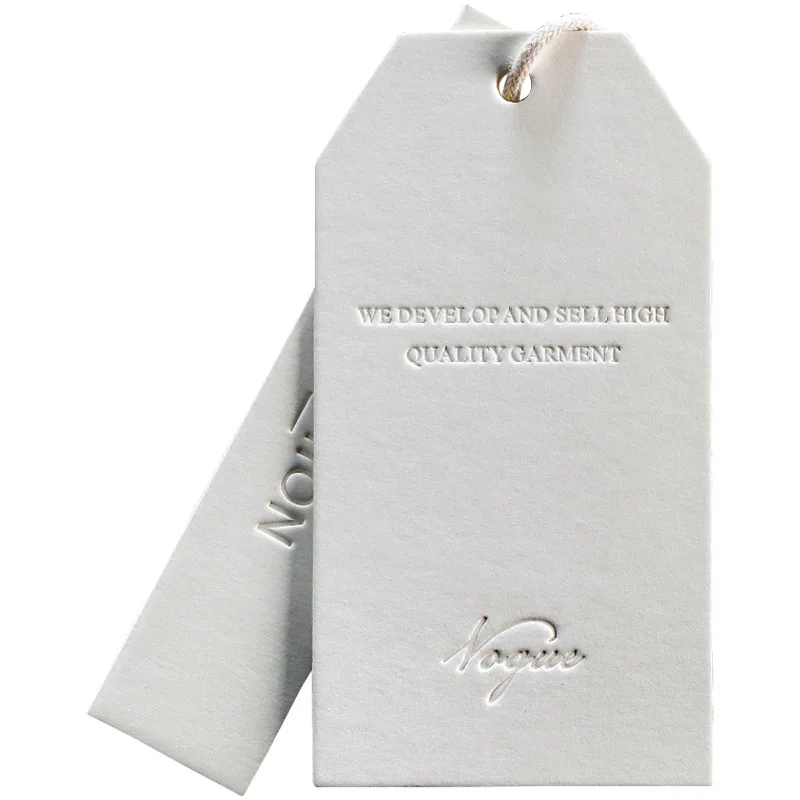 
Custom Design Printing Clothing Paper Luxury Cardboard Swing Hang Tags String Thick Paper Custom Wedding Thank You Card Hang Tag 