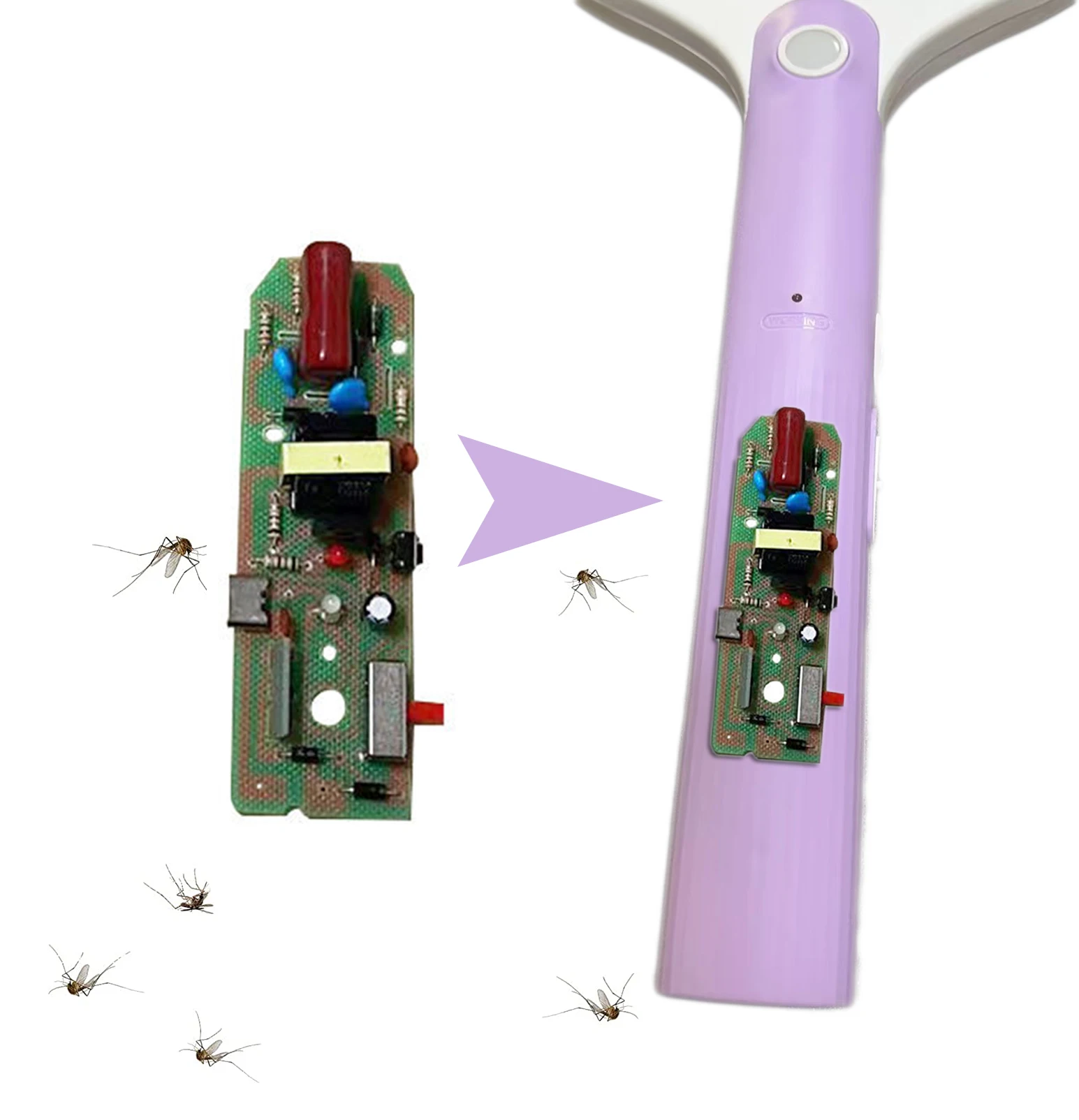 2023 China wholesale anti mosquito racket pcb accessories skd circuit board manufacturer electronic pcb assembly manufacturing
