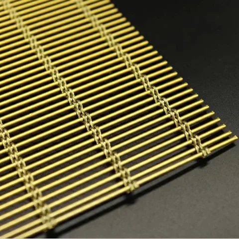 Stainless steel architectural mesh for decorative ceiling