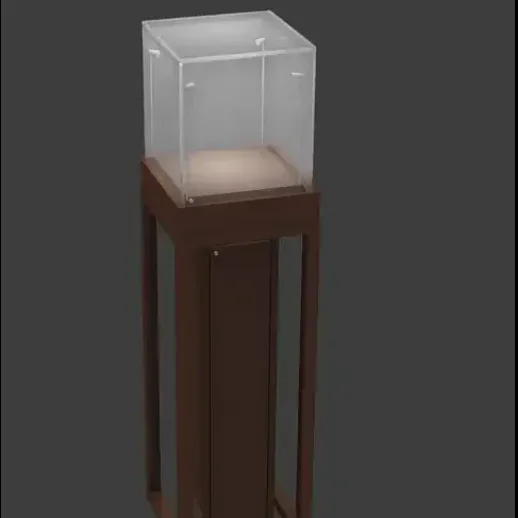 Customization Wooden Display Museum Display Glass Showcase For Museum Display Showcase