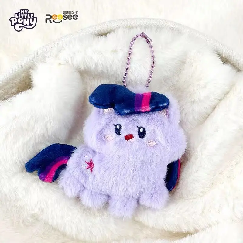 K705 Wholesale 10CM Cute Little Pony Plush Doll Blind Bag Box Pony Food For Party Birthday Gifts Girls Boys