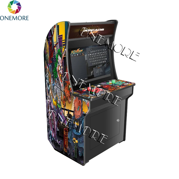 Mini Upright Arcade Game Machine, Retro Arcade Jamma Game Machine, Stand Up Full Size Arcade Cabinet with 10000+ Games