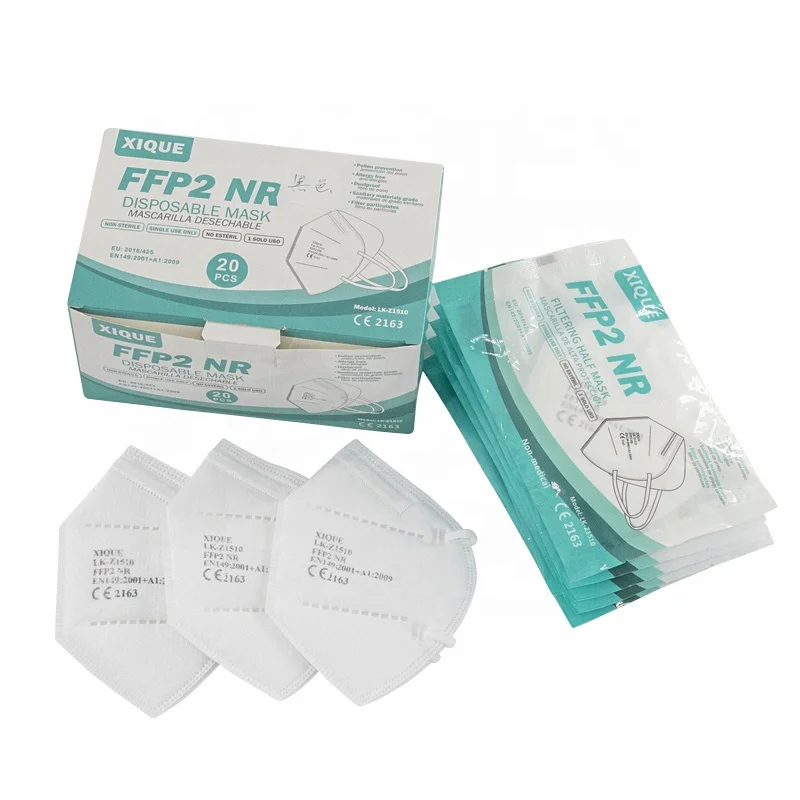 Mascherine Face Facial Faceshield En 149 2001 Mask High-standard Molded Certificate Ce Colorate Face Mask Ffp2 Without Valve