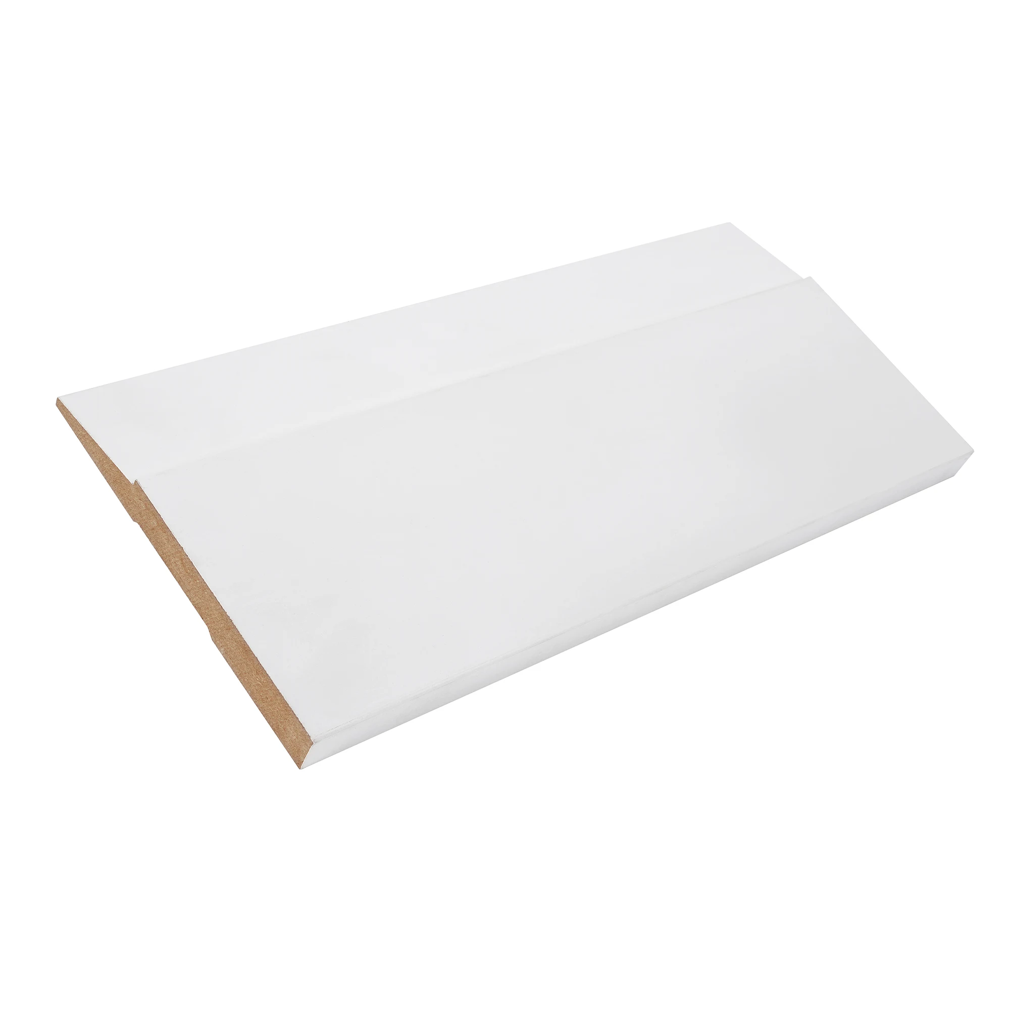 MDF White Primed Baseboard Waterproof Mouldings Interior Decoration Mouldings Skirting Base Board