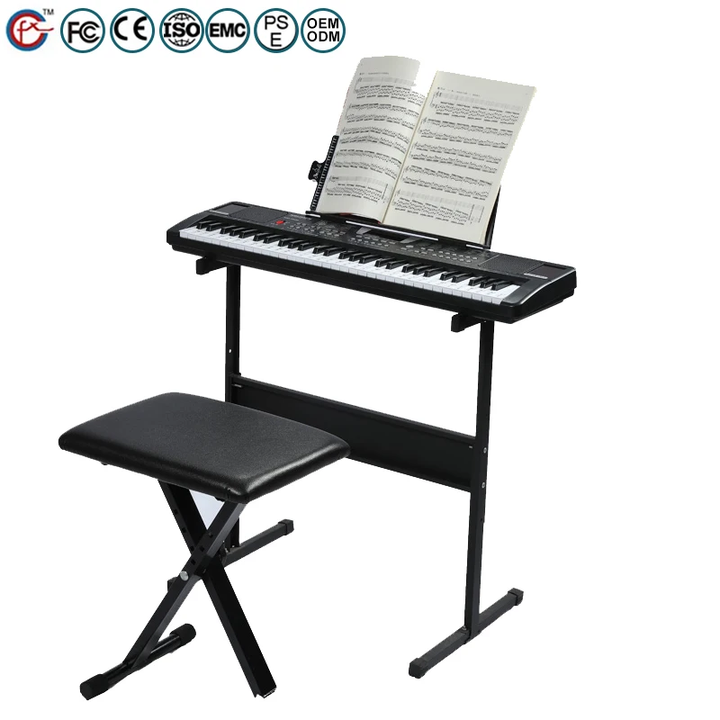 61-Key Full Weight Teclado Musical Digital Piano Electric Keyboard 61