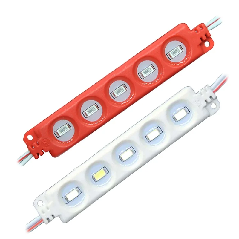  Водонепроницаемый DC 12V 0 6 W красный цвет 5730 инъекции гиалуроновой кислоты SMD 5 Вт Светодиодный модуль дорожный знак c