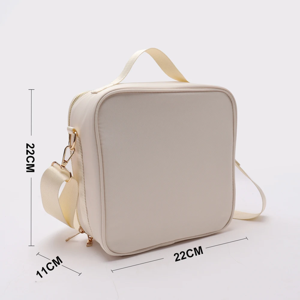 Keymay Kids Lunch Box Insulated Soft Bag Mini Cooler Back to School Nylon Shoulder Cooler Bags for Lunch