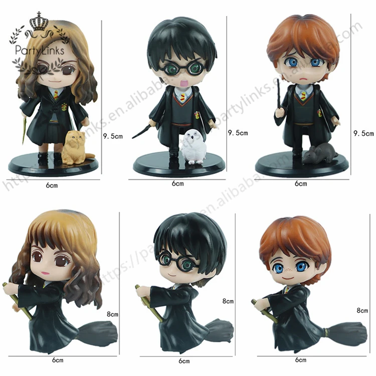 Harried Hogwarts Potters Pop Anime Figure Collection Vinyl Doll Model Toys Handmade Characters Action Figures For Fans Gift
