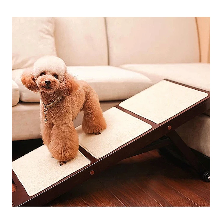 Деревянная портативная легкая рампа для кошек и собак регулируемая высота