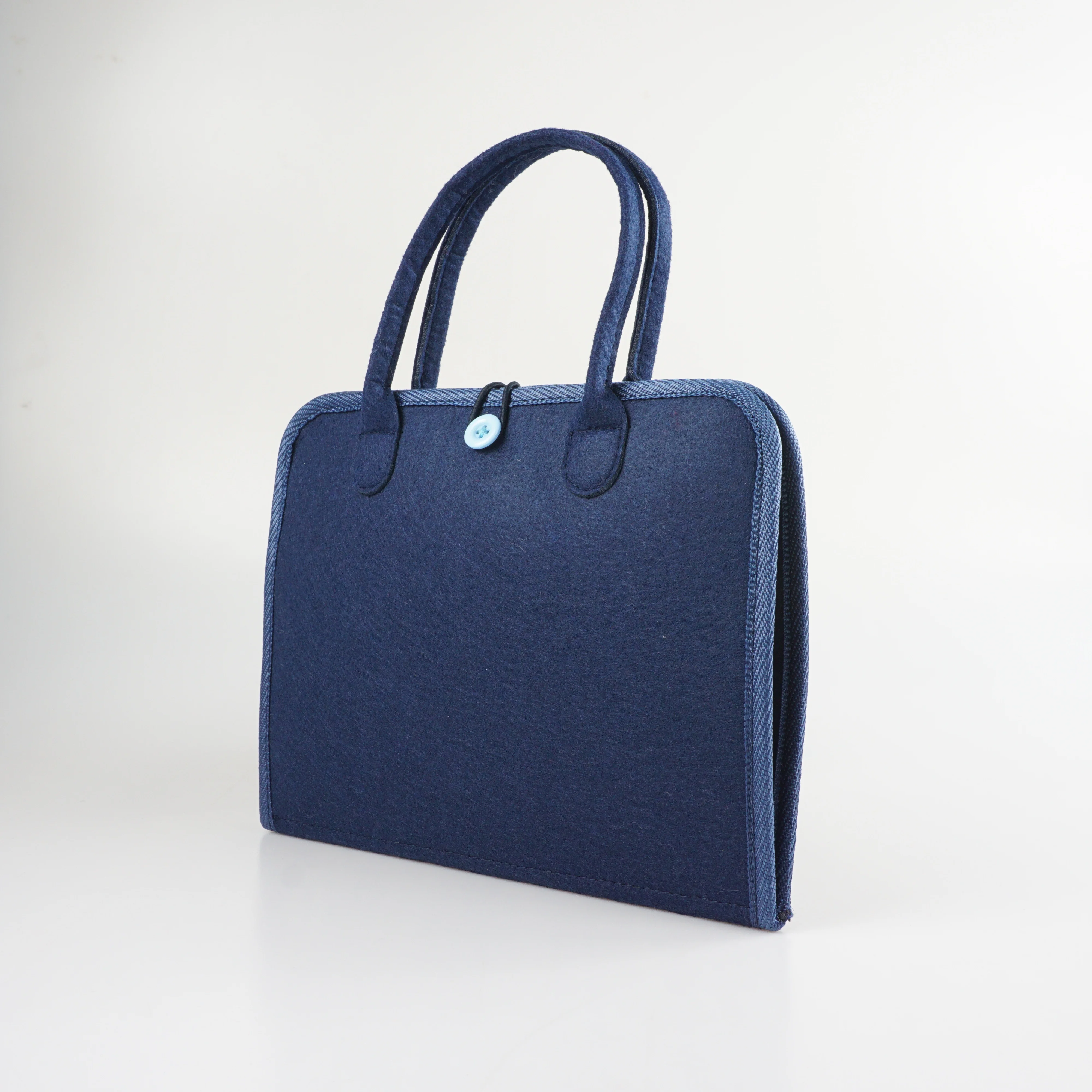 Montessori educational toys Custom design zipper button activity board felt toddlers busy board