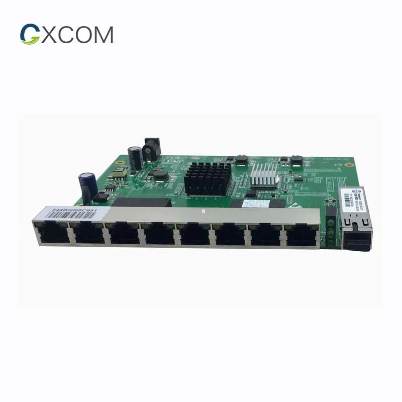 FTTX FTTB 8FE inverso PoE GEPON ONT MDU 8 port 100M reverse PoE surge ESD protection EPON ONU