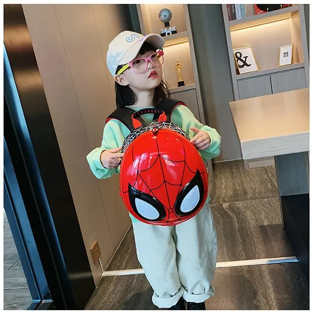 China New design EVA Cartoon School Bag LED Eggshell Toddler Preschool Backpack