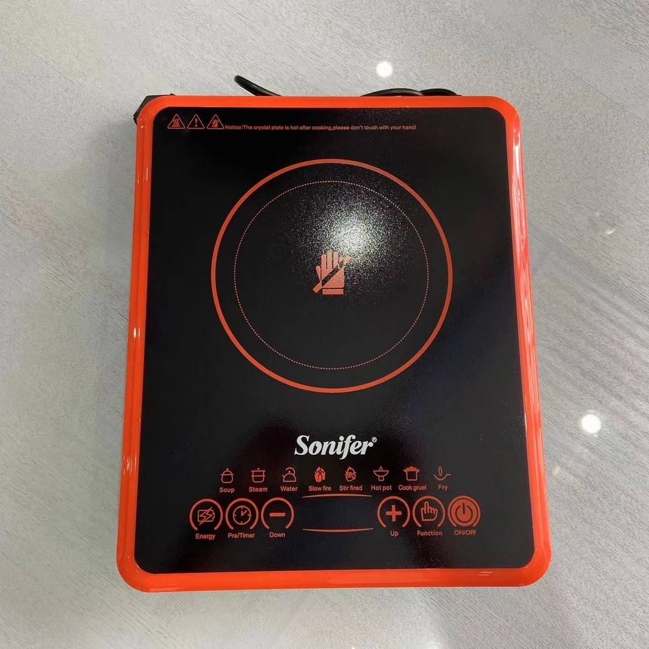 Sonifer SF-3047 оптовая торговля дешевые бытовой 220V 1400W 8 программ отпления пластинчатого сенсорное управление электрическая индукционная плита