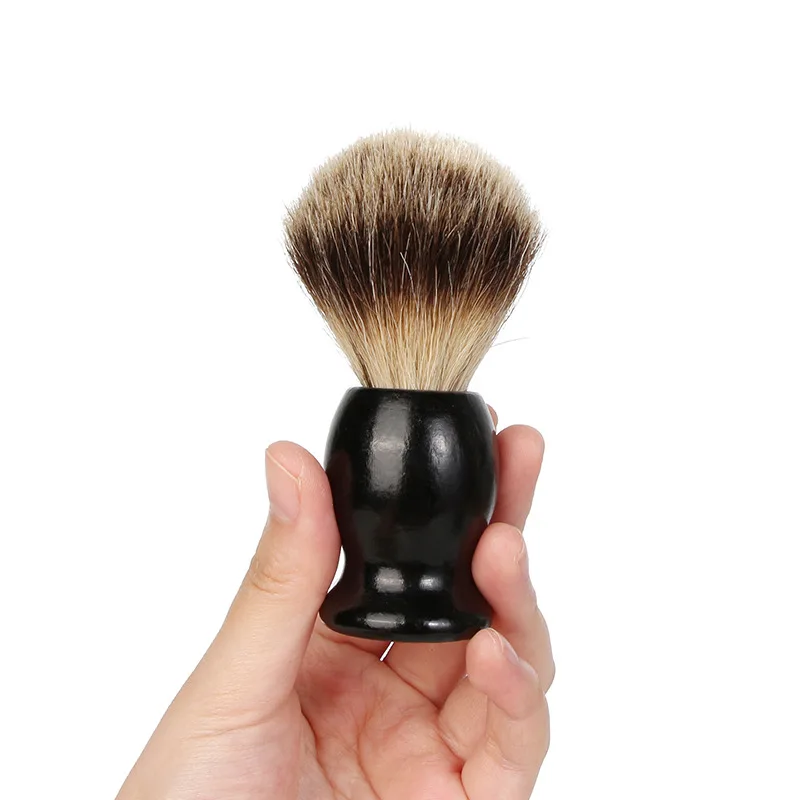 Custom Logo Wholesale Barber Shaving Brush Bowl Handle Brush Soap Bowl Shaving Stand Beard Care Shaving Kit For Men