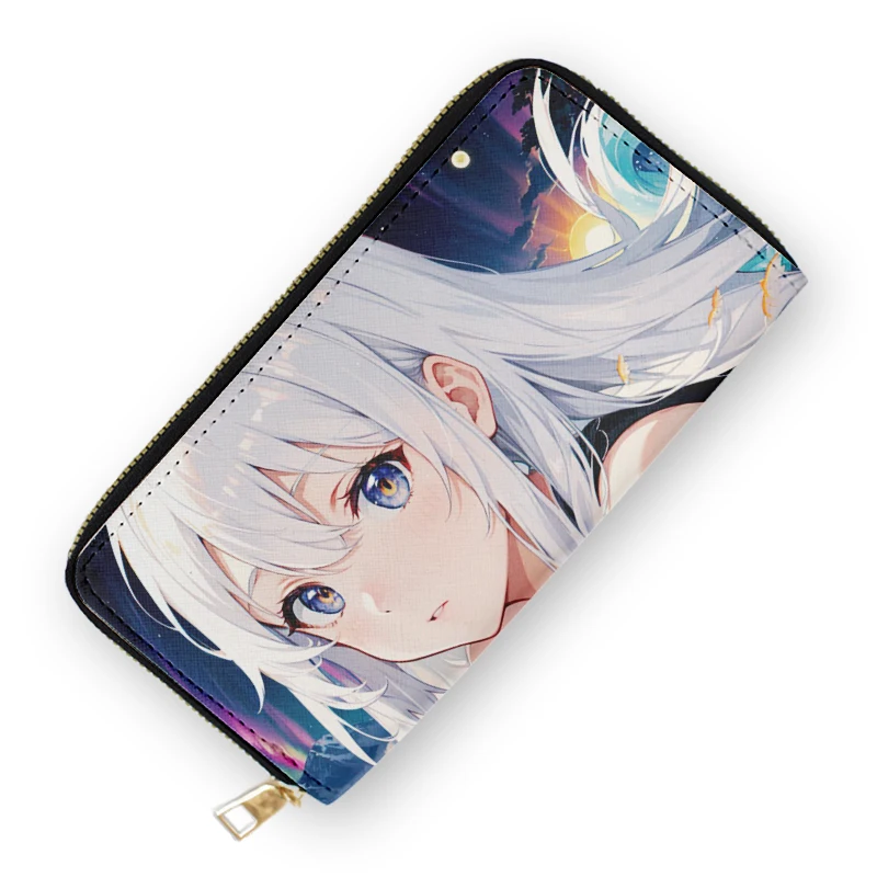 Custom Design Durable Ladies Card Holder Wallets New Luxury Fashion Pu Leather Purse High Quality Zipper Wallet Women