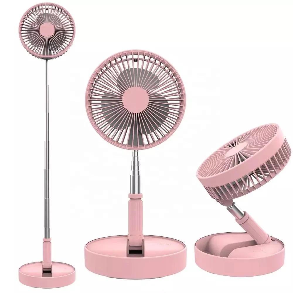 Small Portable Desk Top Electric Ac Dc Charger Fans Customize 4 6 7 9 12 16 Inch Mini Usb Rechargeable Desk Table Charging Fan