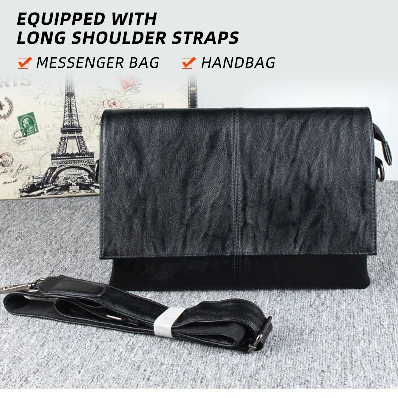 New Arrivals PU Leather messenger bag cross body bag wholesale custom messenger bag men