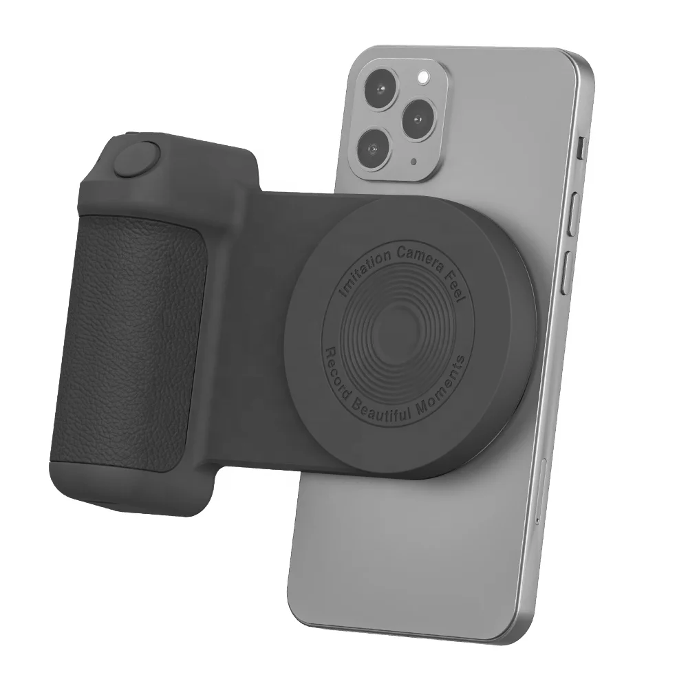2023 Smartphone Handle Grip 3 in 1 Magnetic Phone Holder Mount Camera Shutter Hand Grip for iPhone Video Photo Shooting