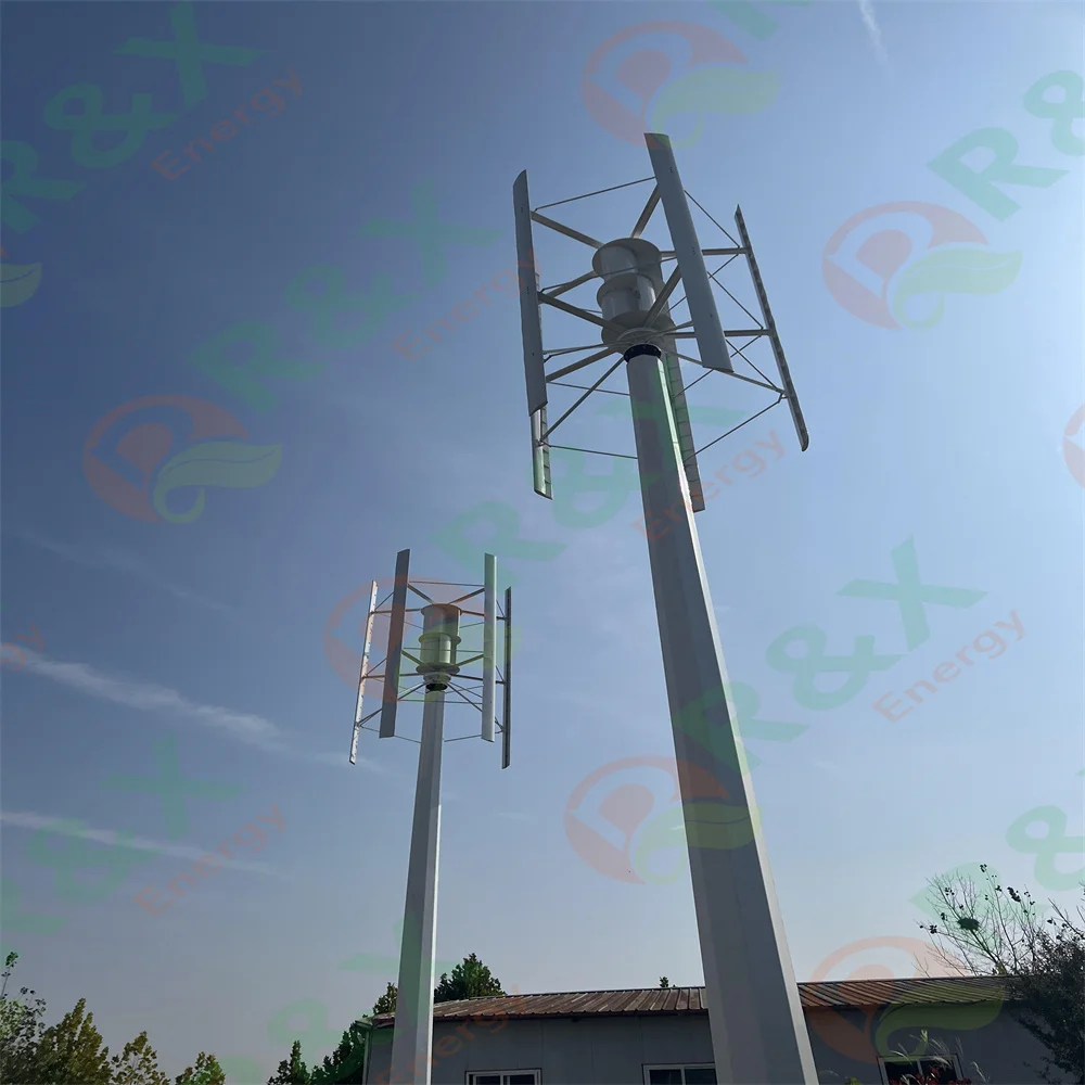 Low RPM Vertical Axis Maglev Wind Turbine 5KW 10KW 20KW 48V 120V 220V High Efficiency Wind Power Generator