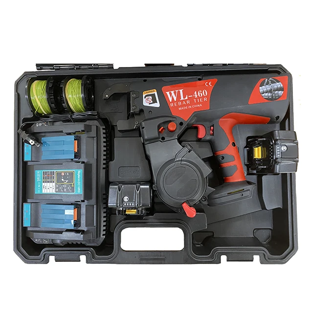 HEWLEE battery rebar tie gun wire tying hook tool Rebar truss construction tools automatic rebar tier tying mach