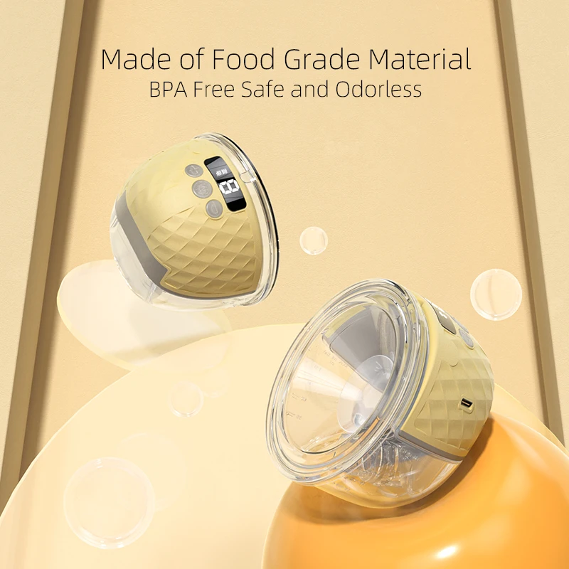 Anly Kiss Breastfeeding Milk Extractors Pump Electric Breast Pumps Portable Wearable Hands Free  Breast Pump Wholesale OEM