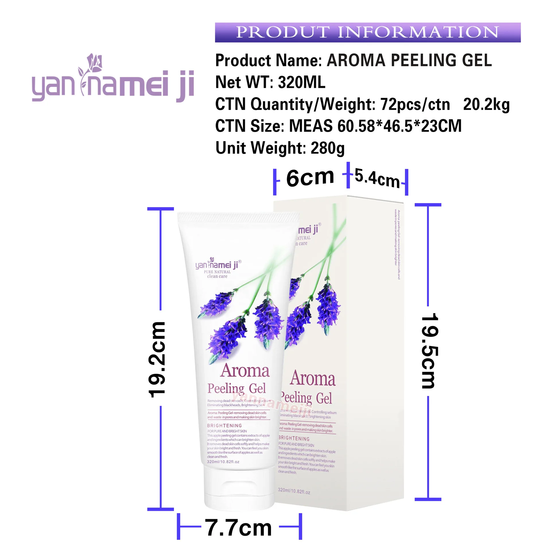 wholesale Organic Vegan Skin Care Exfoliating Pomegranate Scrub Peeling Gel Brightening Hydrating Face Body Exfoliating gel