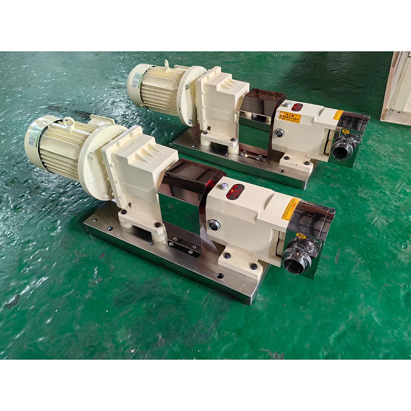 3-2RP Cam Type Double Rotor Pump Screw Food Hygiene  Electric Gear Pump Rotary  Grade Honey Paste