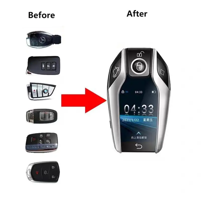 Новейший модифицированный бутик Smart Remote Car Key ЖК-экран с OBD для BMW Mercedes-Benz Audi Lexus Toyota