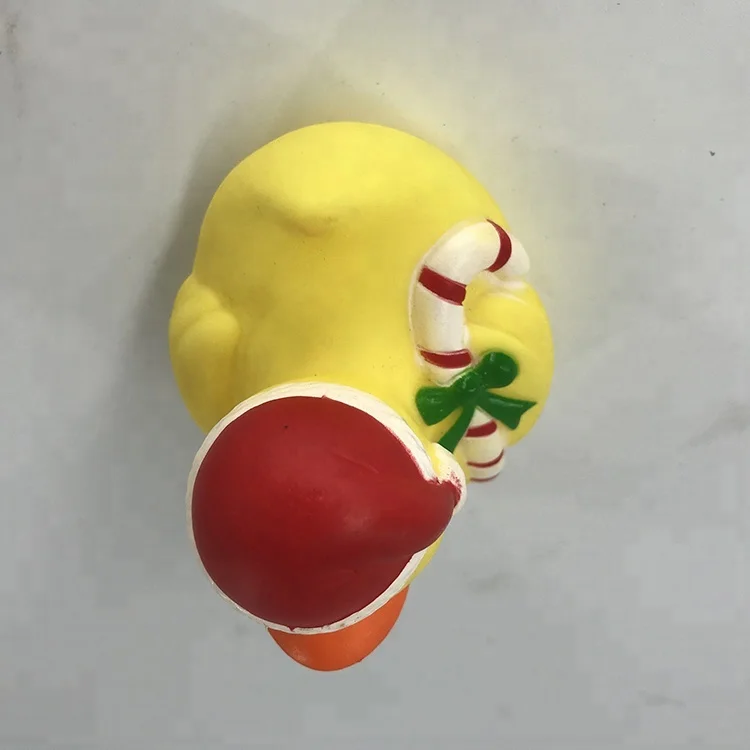 OEM/ODM Custom Design Unisex Plastic Santa Rubber Ducks Bath Toys Funny Baby Christmas Toys with Your Own Logo