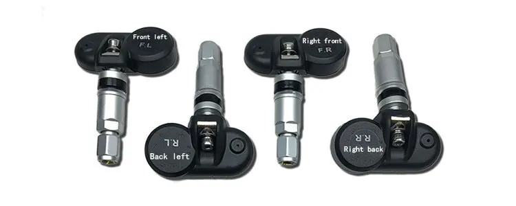 Tire Pressure Monitoring System TPMS Receiver Car USB Charger with  External Sensors Solar TPMS TPMS2